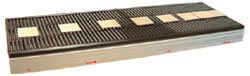 uniformatore con trasporto piastrelle ceramiche